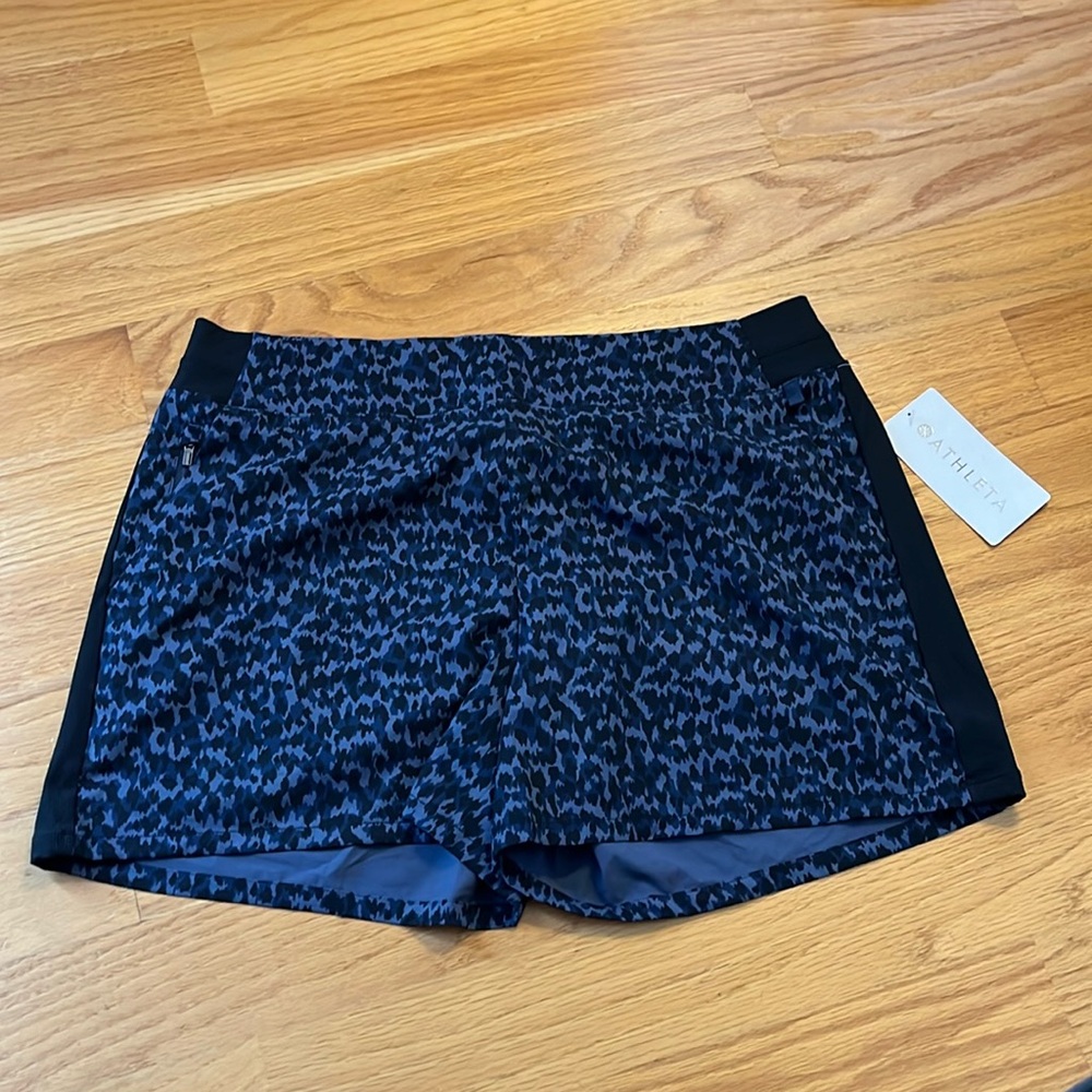 Athleta Brooklyn Printed Shorts Size 16 NWT